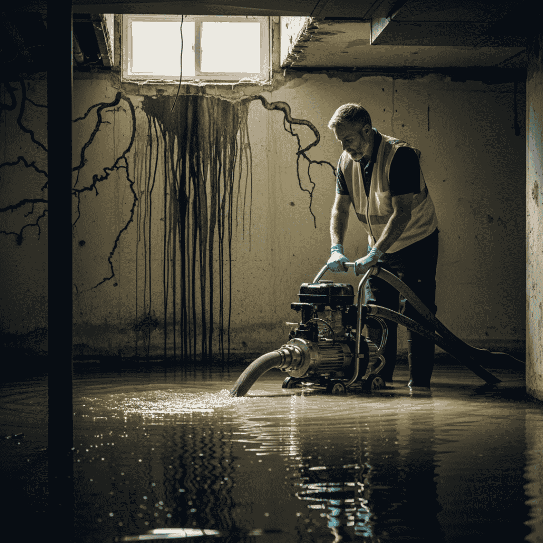 Flood damage restoration